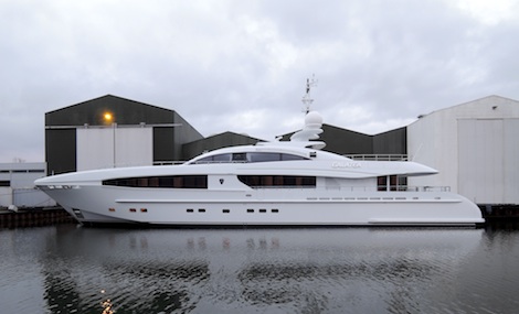Image for article Heesen launch 40m 'sportster' motoryacht 'Galatea'